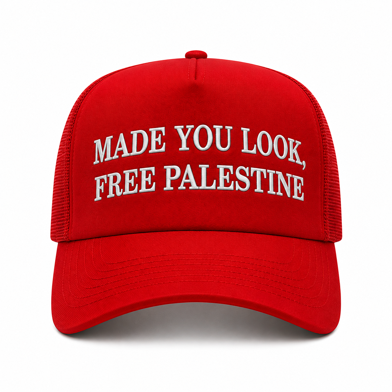 Made You Look, Free Palestine — Embroidered Hat