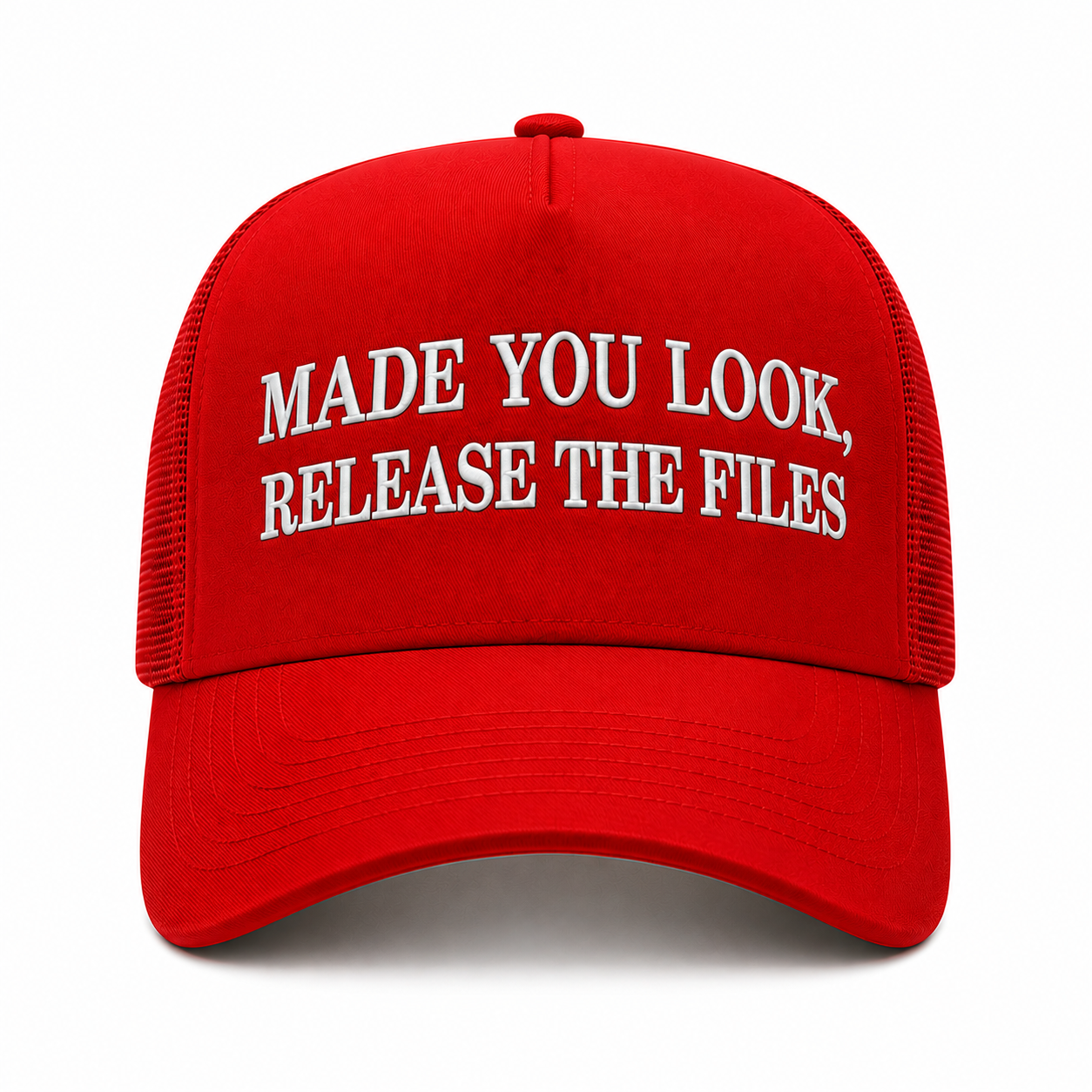 Made You Look, Release The Files — Embroidered Hat